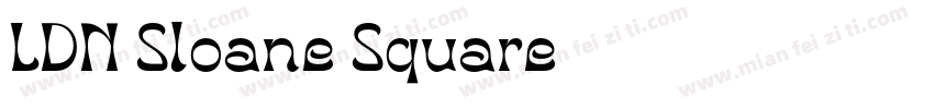 LDN Sloane Square字体转换